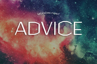 Advice Typeface: A Futuristic Display Font for Editorial Design