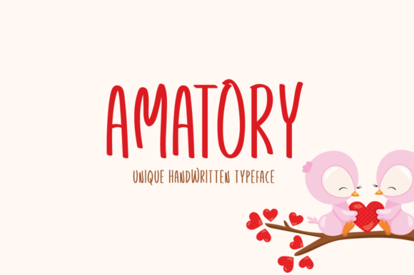 Amatory Display Font: Adding Personality to Digital Layouts