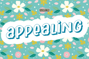Appealing: The Cute and Playful Display Font for Handmade Brands