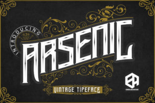 Arsenic Vintage Display Font for Digital Branding