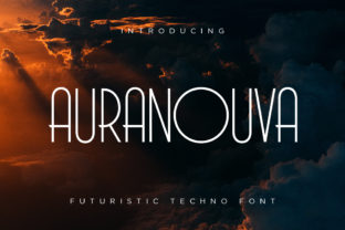Auranouva: The Futurist Display Font for High-Impact Campaigns