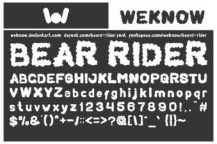 Bear Rider Free Download: A Fluffy Display Font for Standout Designs