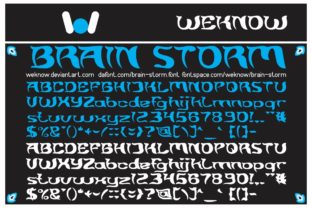 Brain Storm Typeface Review: A Creepy Display Font for Editorial Design