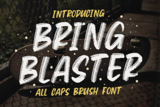 Bring Blaster: A Quirky Display Font for Handmade Branding