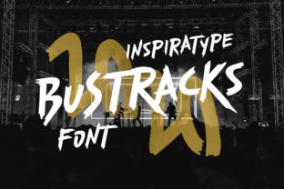 Bustracks Display Font for Modern Web Design