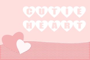 Cutie Heart Natalie: A Romantic Display Font for Branding