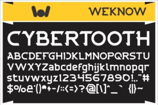 Cybertooth Display Font for Bold Brand Identity