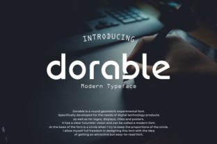 Dorable Typeface: A Modern Display Font for Editorial Design