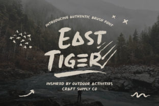 East Tiger: The Organic Brush Font for Handmade Branding