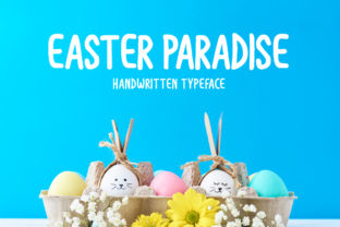 Easter Paradise: A Bold Display Font for Editorial Design