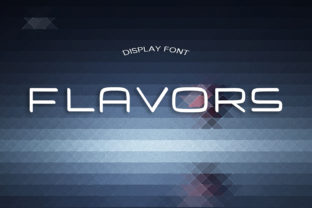 Flavors Display Font for Modern Business Branding