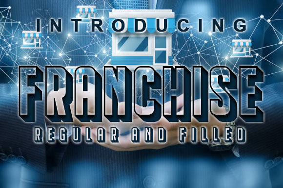 Franchise Typeface: Retro Display Fonts for Bold Brand Identity