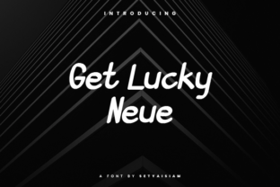 Get Lucky Neue: A Bold Display Font for Standout Branding