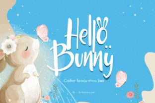 Hello Bunny: A Cheerful Handwritten Display Font for Crafters