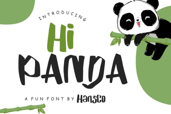 Hi Panda Display Font Review for Handmade Branding