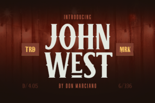 John West: A Classic Western Typeface for Authentic Branding