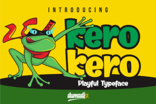 Kero Kero: The Enchanting Display Font for Quirky Brand Identity