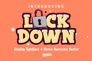 Lockdown Display Font: A Quirky Typeface for Standout Branding