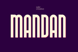 Mandan Typeface for Modern Web Branding