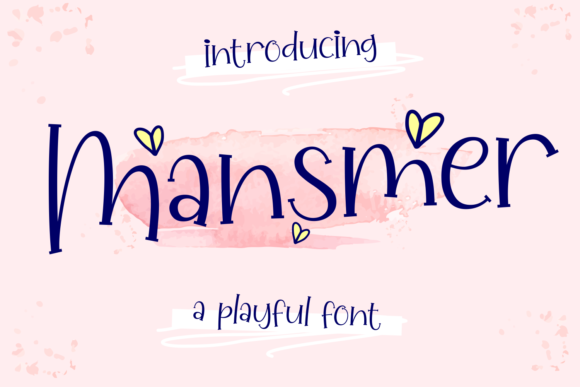 Mansmer Display Font for Elegant Web Design