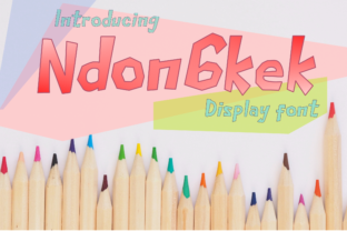 Ndongkek Display Font for Bold Web Branding
