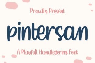 Pintersan: The Friendly Handwritten Font for Creative Branding