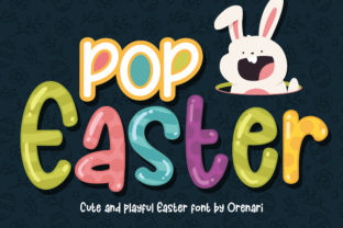 Pop Easter Typeface for Seasonal Campaigns