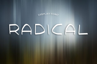 Radical Typeface: A Modern Display Font for Editorial Design