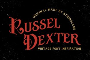Russel Dexter: The Retro Display Font for Vintage Brand Identity
