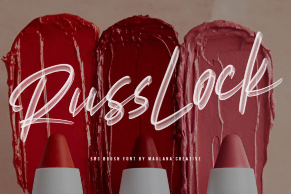 Russlock Display Font for Authentic Editorial Design
