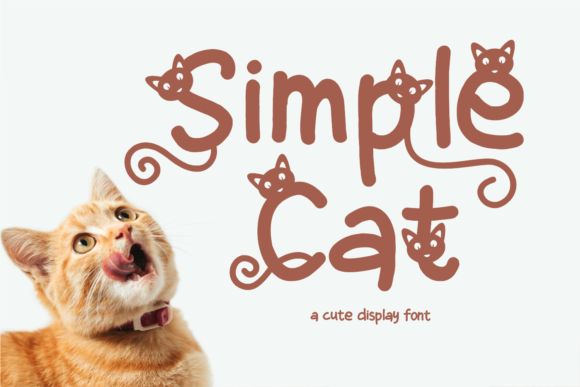 Simple Cat Typeface Review: A Playful Display Font for Handmade Brands