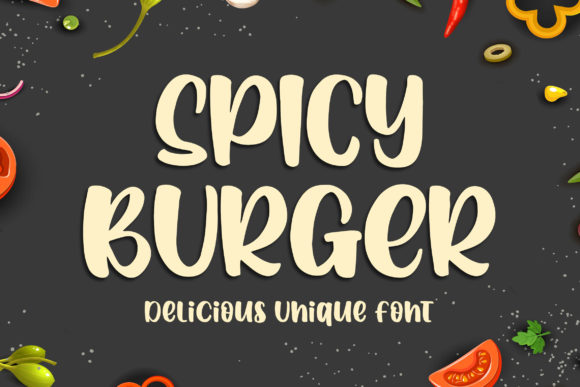 Spicy Burger: The Perfect Display Font for Friendly Digital Branding