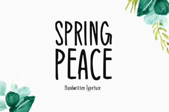 Spring Peace Handwritten Font for Editorial Design