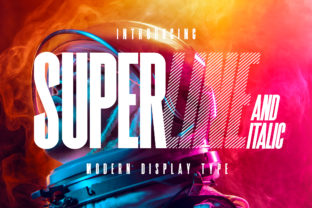 SuperLine Typeface: A Modern Display Font for Standout Campaigns