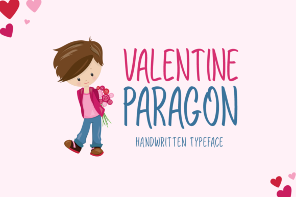 Valentine Paragon: The Romantic Display Font for Love-Themed Campaigns