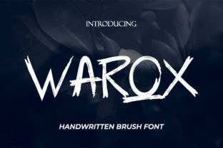 Warox: The Raw Display Font for Bold Editorial Design