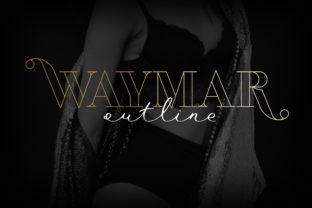 Waymar Outline Typeface for Modern Web Design